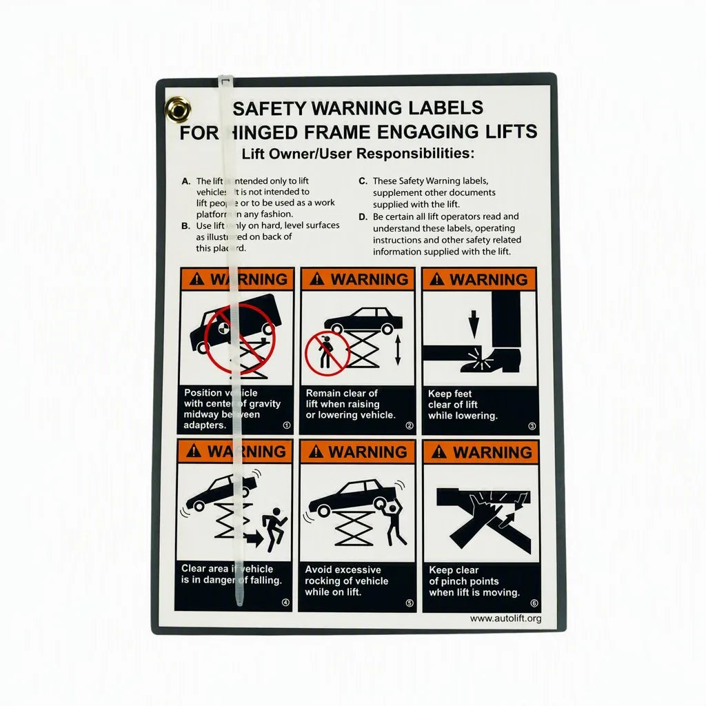 Rotary ALI Placard (BH-7529-28)