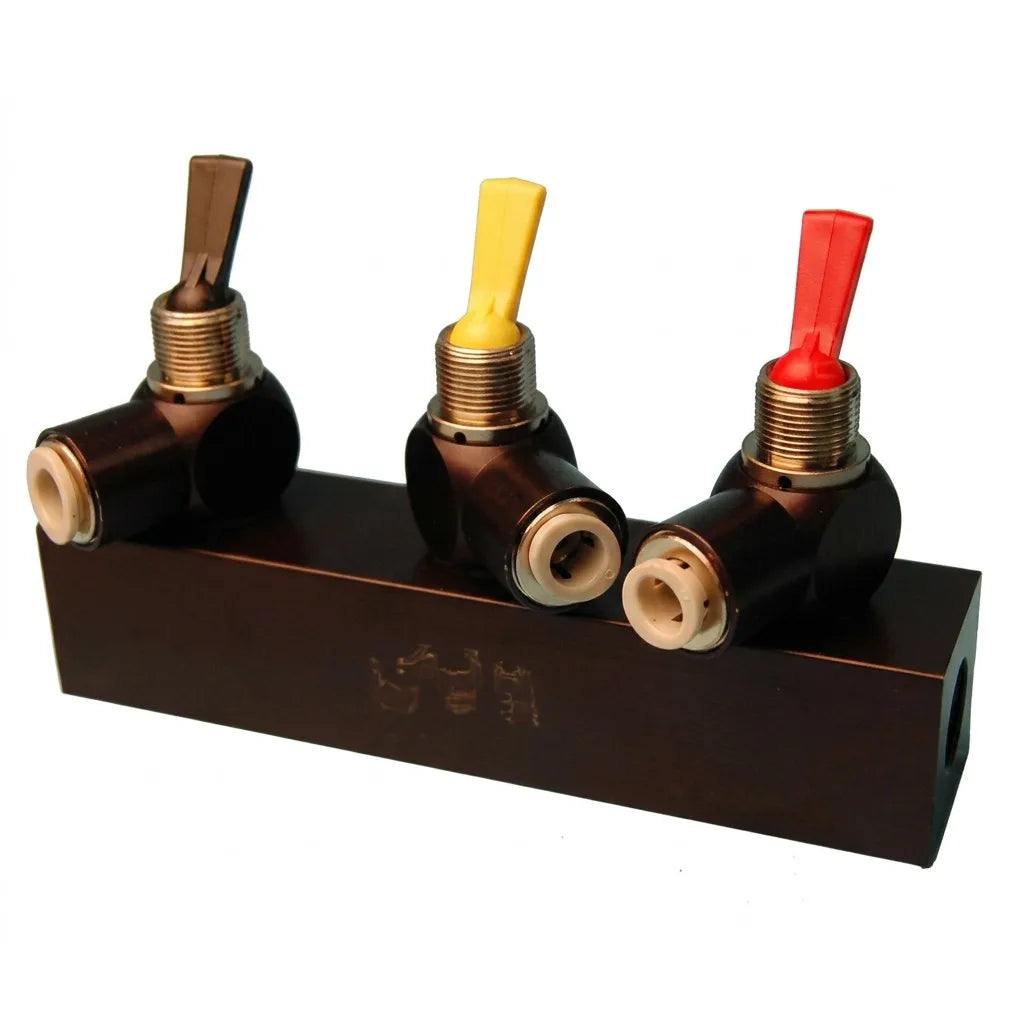 Rotary 3 Toggle Air Valve Manifold W/Valves (BH-7529-81)