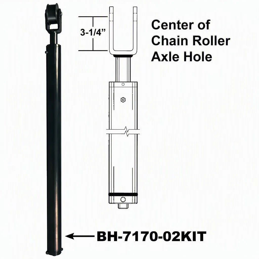 Hydraulic Cylinder and W/Yoke American A7KV (BH-7170-02)