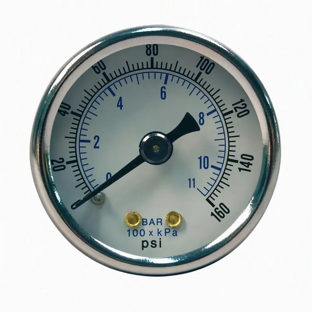 Direct Replacement 1/8 Npt Pressure Gauge 0-160 Psi (BH-7070A-11)