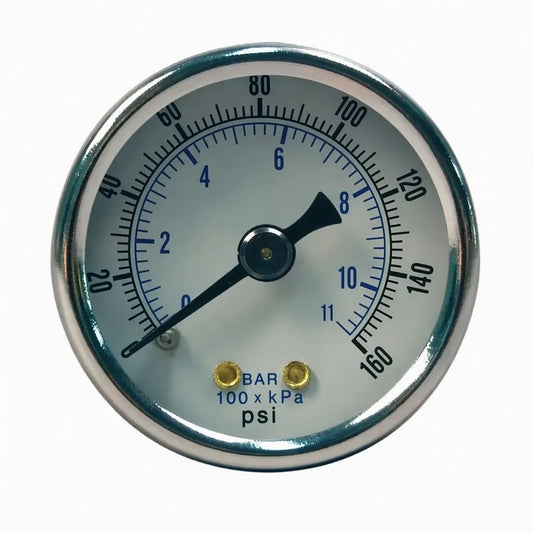 Direct Replacement 1/8 Npt Pressure Gauge 0-160 Psi (BH-7070A-11)