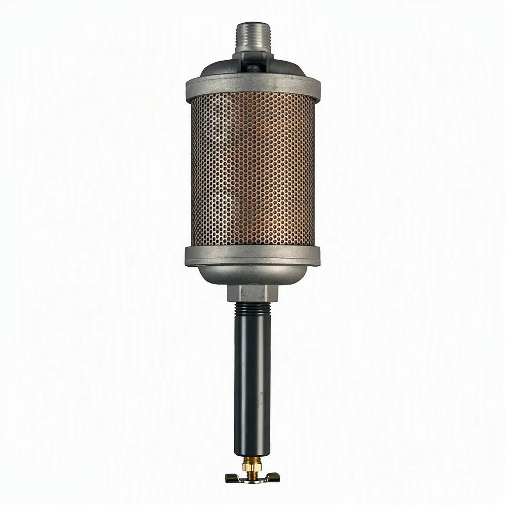 1/2in Alum Oil Non-Mist Muffler Meets Osha All Hoists Any (BH-9642-DF)