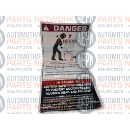 Coats Warning Decal - 8182373 (AM8182373) Featured Image